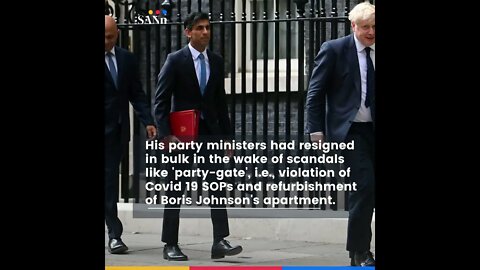 UK Prime Minister Boris Johnson resigns