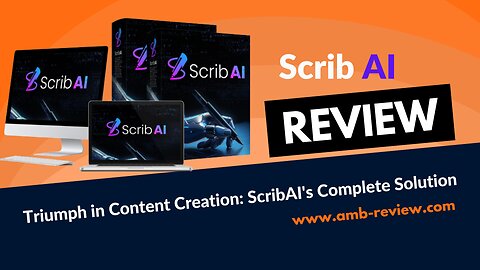 Triumph in Content Creation: ScribAI's Complete Solution (Demo Video)