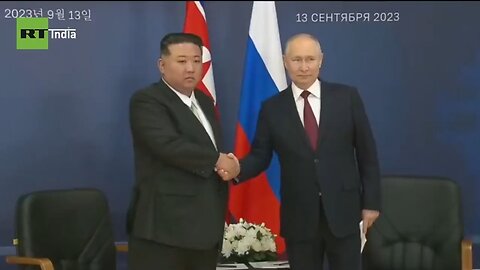 Kim Jong Un and Putin Meet