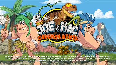 New Joe & Mac: Caveman Ninja | Arcade and Extend modes | 2 Players | Game Play Zone