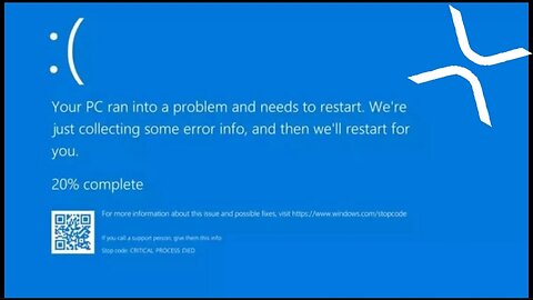 Blue Screen of Death Error: (BSOD) XRP to the rescue
