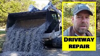 Paying it Forward. Bobcat T650 CTL fixing neighbor's bad gravel driveway