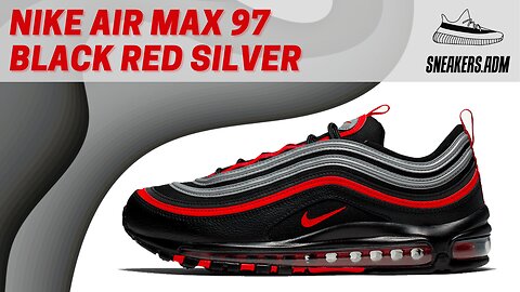 Nike Air Max 97 Black Red Silver - 921826-014 - @SneakersADM