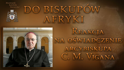 Do Biskupów Afryki /Reakcja na oświadczenie arcybiskupa C. M. Vigano/