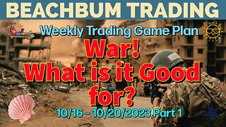 War! What is it Good for? | [Weekly Trading Game Plan] 10/16 – 10/20/23 | Part 1