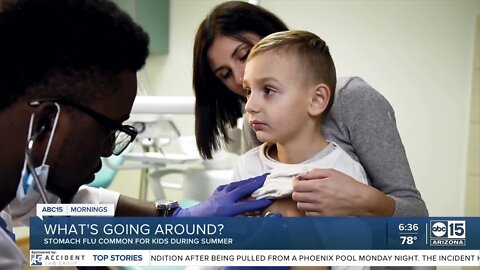 What's going around? Stomach flu common for kids during the summer