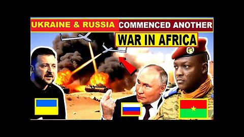 MALI. UKRAINE STARTED A BIG WAR IN MALI & FLEE WHEN RUSSIA & IBRAHIM TRAORE'S DRONES ARRIVED.