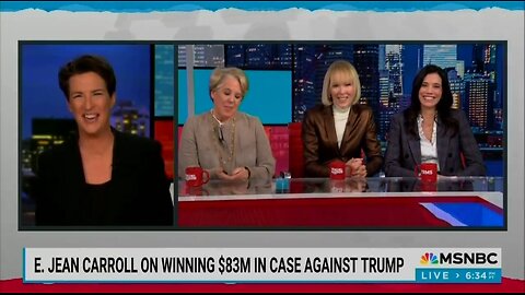 E. Jean Carroll Thinks Spending Trump's Money is Hilarious