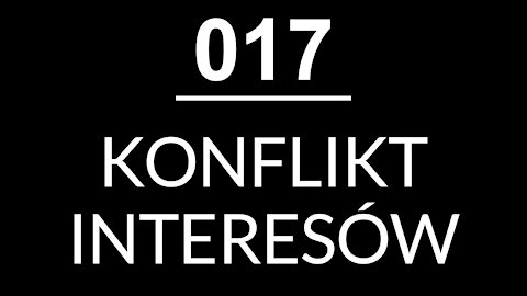 017 - KONFLIKT INTERESÓW