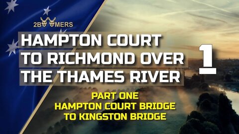 4K HAMPTON COURT BRIDGE TO RICHMOND BRIDGE BY DRONE PART 1 #djimini3pro #djimini2