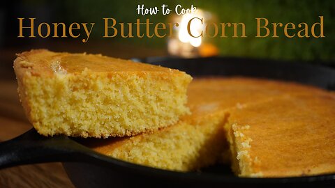 How To Bake TastyFaShow's Homemade Southern Honey Butter Corn Bread Recipe