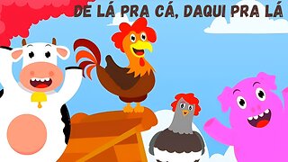 De lá pra cá, daqui pra lá - Turma da Brincadeira Animada [Clipe infantil]