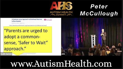 "Autism is linked to gender dysphoria!" Peter McCullough