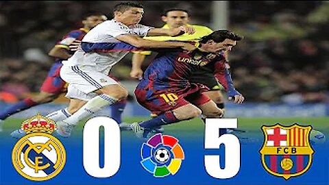El Clasico history 🔥 Barcelona 5-0 Real Madrid / Spanish League / 2010/2011