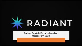 Radiant Capital RDNT - Technical analysis, October 6th, 2023