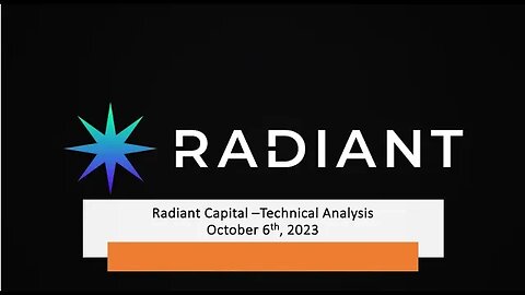 Radiant Capital RDNT - Technical analysis, October 6th, 2023