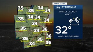 Lows near the 30s tonight ahead of midweek winter storm