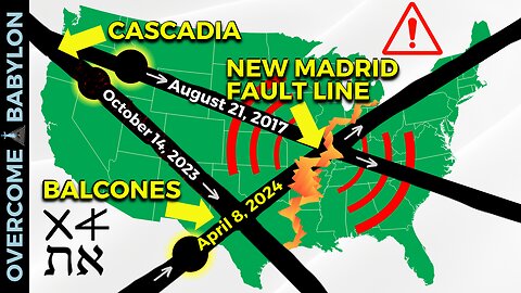 ⚠️Triple American Eclipse Prophecy: New Madrid Fault Line DANGER