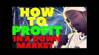 3 Easy Ways To Profit In A Down Market | Best Trading Strategy During Stock Market Crashes #STOCKS