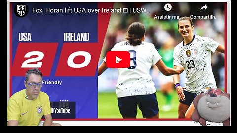 Amistosos FIFA Women 2023 USA 2 x0 IRLANDA - preview worold cup