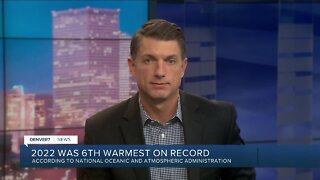 NASA/NOAA 2022 was 6th hottest year on record