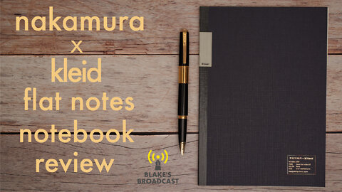 Nakamura Printing x Kleid Flat Notes Notebook Review