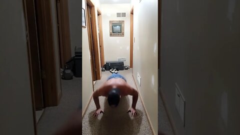 Push-ups to pump it up after chest day
