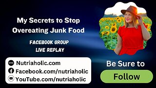 My Secrets to Stop Overeating Junk Food - Live Replay