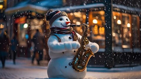 🎵 JAZZ COFFFEE RELAX MUSIC ☕ Soothing Jazz Piano Background ⛄ Cozy Winter Night ❄️