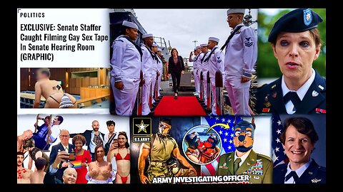 Gay Mafia Invade USA Military Transgender Troops Cherry Marine Epidemic Senate Hearing Gay Sex Tape