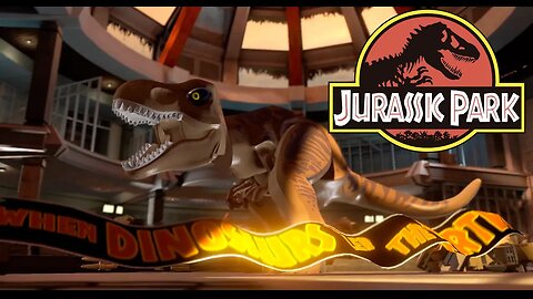 T-Rex vs Velociraptor - Lego Jurassic World Playthrough Part 3 (No Commentary)