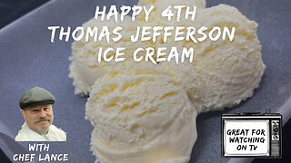 Happy 4th! Thomas Jefferson Ice Cream