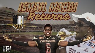 Texas State Running Back Ismail Mahdi Returns to The Golden Boot Podcast