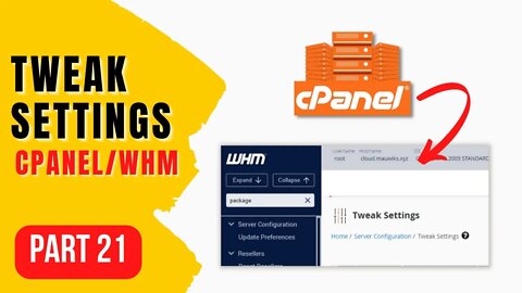 How to Setup the Tweak Settings In cPanel - Make Money Online Course Part 21