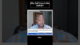 Why Self Care Is Not Selfish