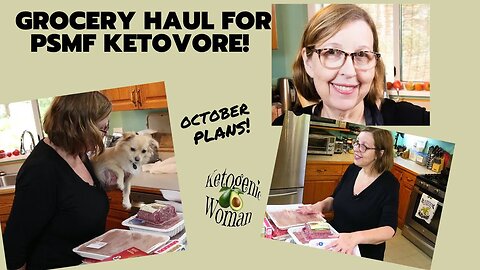 PSMF and Ketovore Grocery Haul for Keto Meal Plan | Weight Loss Update and October Meal Plan