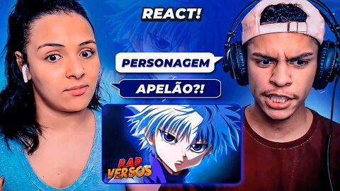 Rap do Killua (Hunter x Hunter) | Caçador Assassino | VERSOS | [React Rap Nerd] 🔥