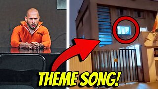 ANDREW TATE FANS PLAY HIS THEME SONG OUTSIDE OF JAIL