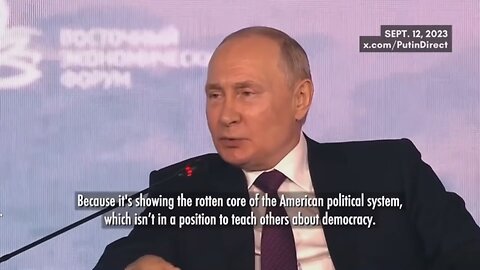 The Persecution of Trump shows How Rotten the American Political System - Vladimir Putin