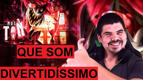 REACT Rap do Alastor Hazbin Hotel - APERTE A MINHA MÃO PAPYRUS DA BATATA - MELHOR DO MUNDO