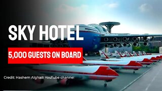 Sky Hotel | Gigantic Flying Hotel That Never Lands! A Flying Titanic