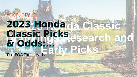 2023 Honda Classic Picks & Odds: Sungjae-led Field Kicks Off Florida Swing