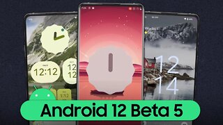 Android 12 Beta 5: Todas as novidades do ÚLTIMO BETA do Android 12