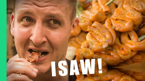 Chicken Intestine (Isaw) - Philippines [Best Ever Food Review Show]