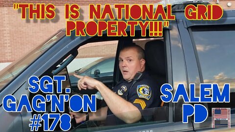 "You Want To Bring It To That Level!?" Sergeant Gagnon. Caught Lying. Educated On Signage. Salem PD.