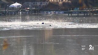 Local family rescues aircraft pilot after crash landing in ice covered water