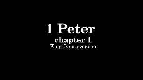 1 Peter 1 King James version