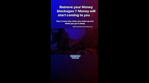 Say it along with me #moneymanifestation #mindset #removeblockages #ReceiveMoney #moneyaffirmations