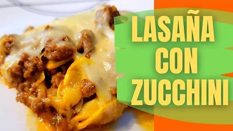 LASAÑA DE VERDURAS (#zucchini) SIN PASTA| PRUEBA ESTA RECETA| Super rica y #economica