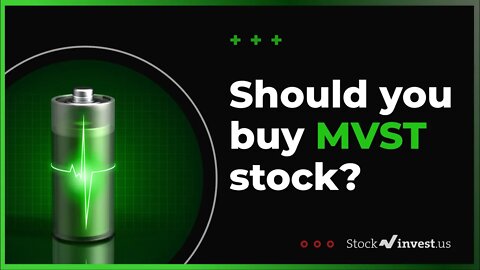 MVST Stock Analysis & News, Microvast Inc. (August 17th, 2021). Price, signals and resistance